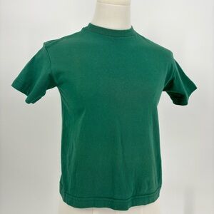 Gap Kids Green Crewneck Tee | Short Sleeve Cotton T-Shirt | Youth Basic Top